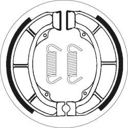 SBS Machoires de freins 2181_Ø 120x25