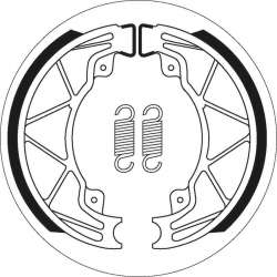 SBS Bremsbacken 2205_Ø 140x25