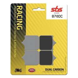 SBS Plaquettes de freins Racing Dual Carbone
