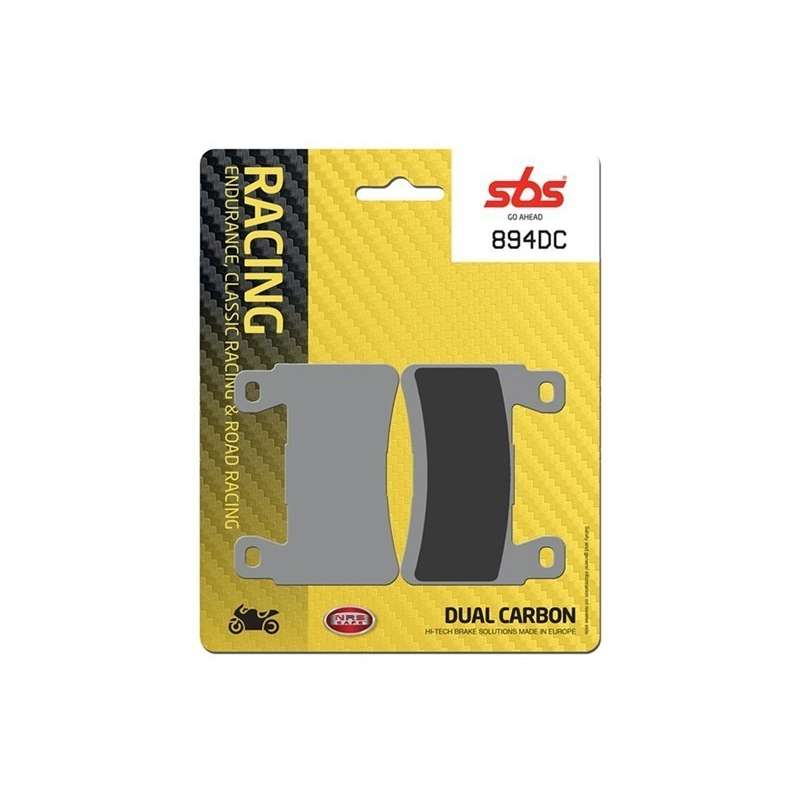 SBS Plaquettes de freins Racing Dual Carbone