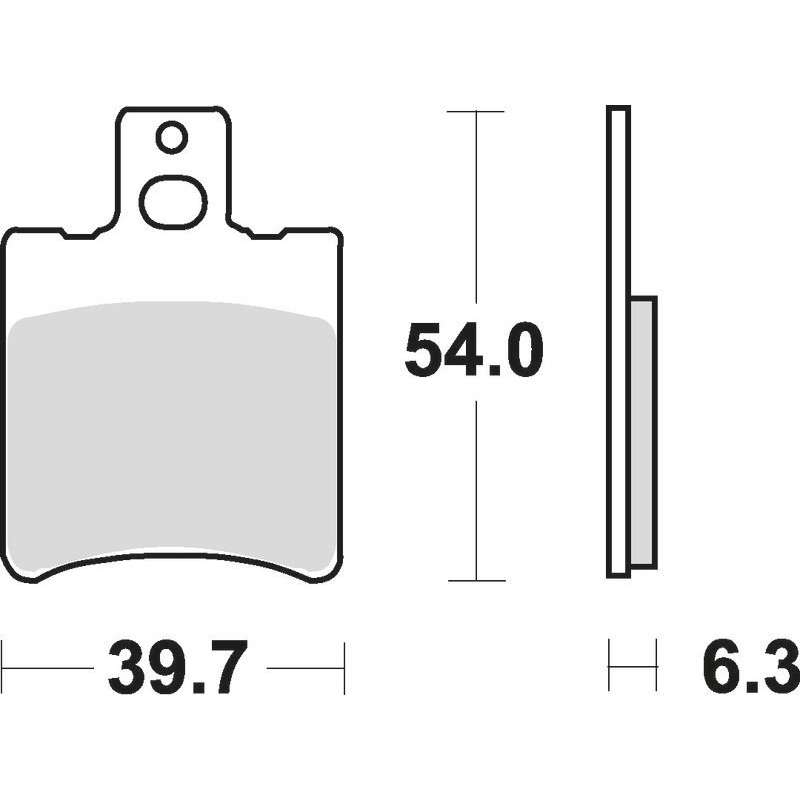 SBS Bremsbeläge Scooter Keramik