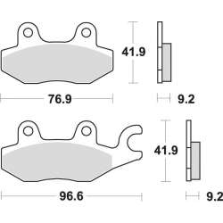 SBS Plaquettes de freins Scooter céramiques
