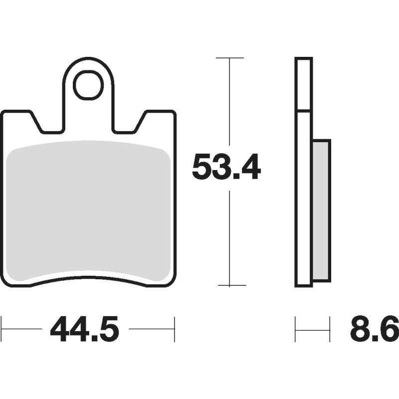 SBS Plaquettes de freins Scooter céramiques