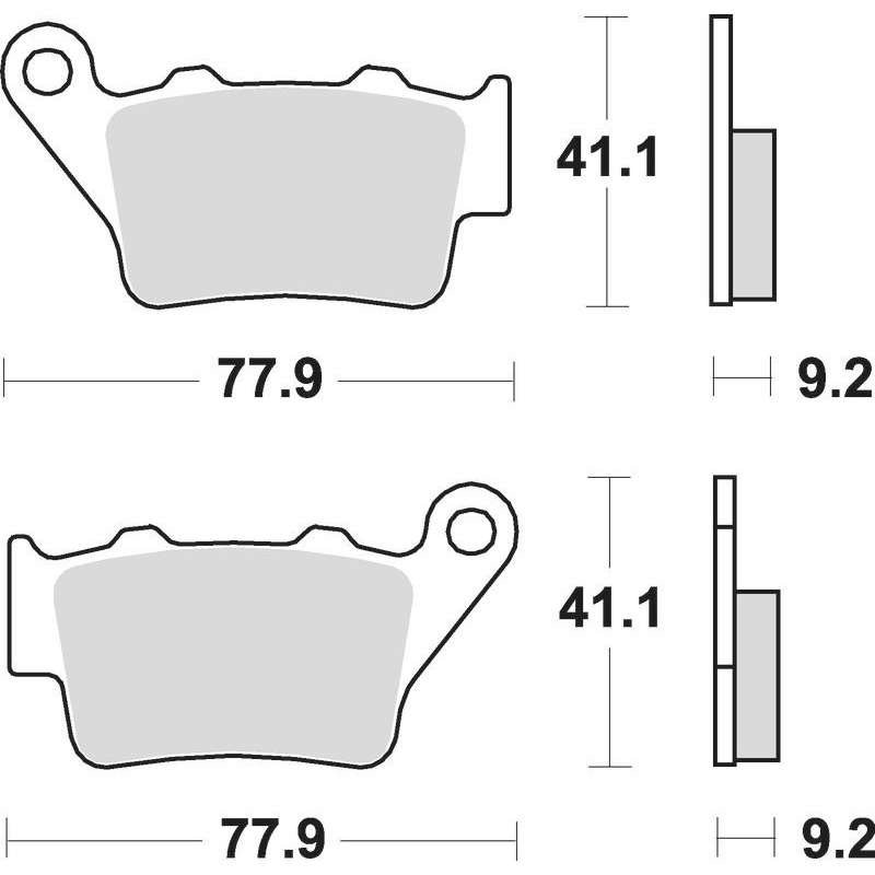 SBS Plaquettes de freins Scooter céramiques