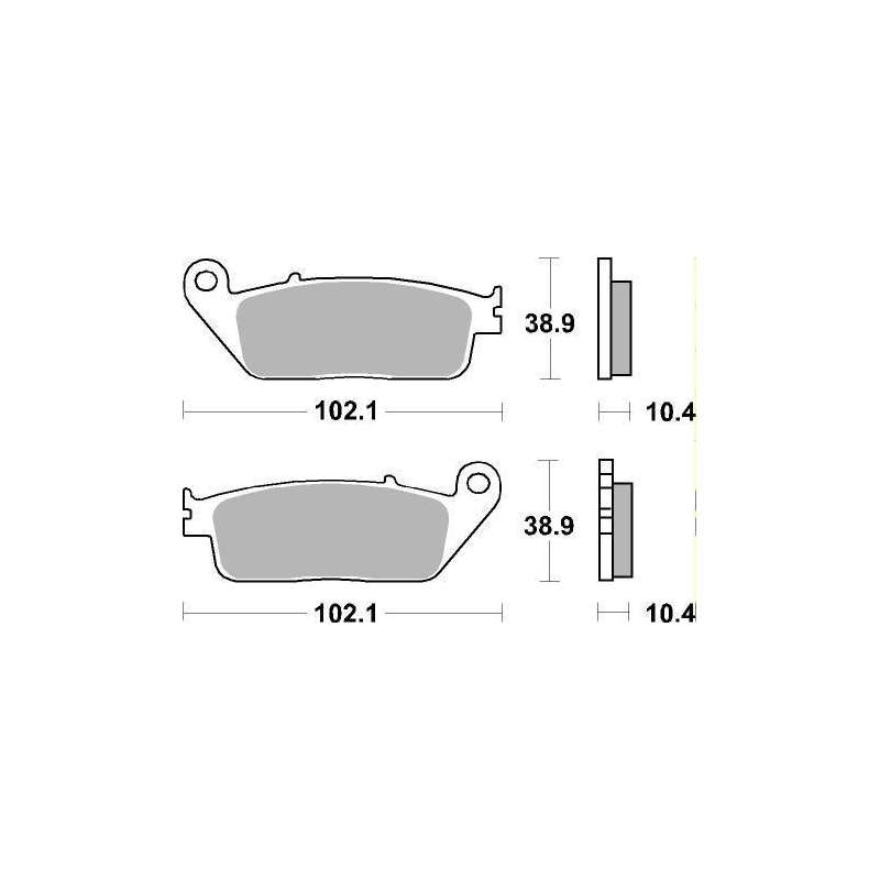 SBS Bremsbeläge Maxi Scooter Sinter