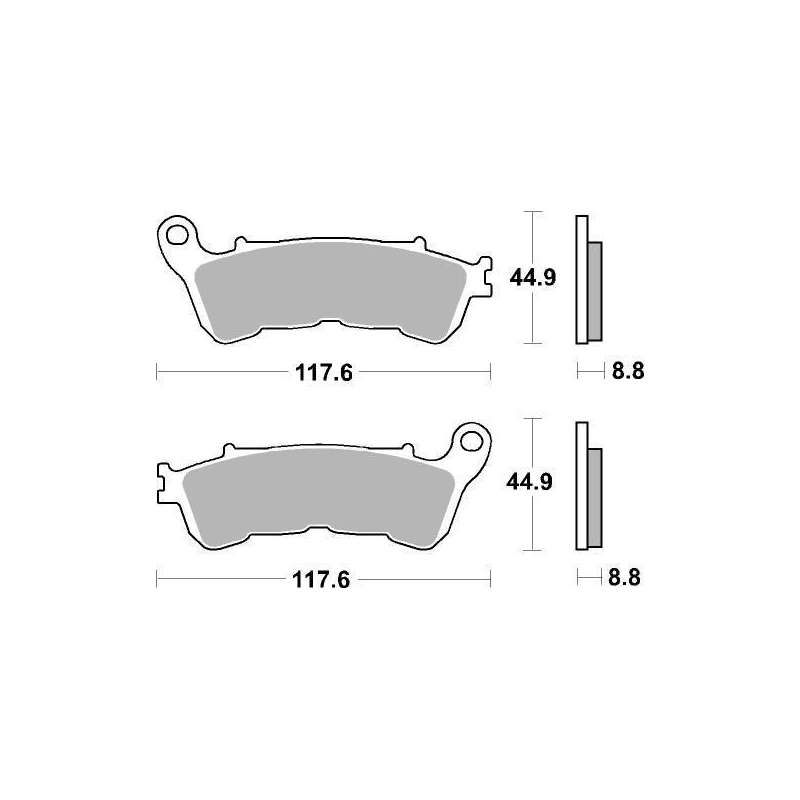 SBS Plaquettes de freins Scooter céramiques