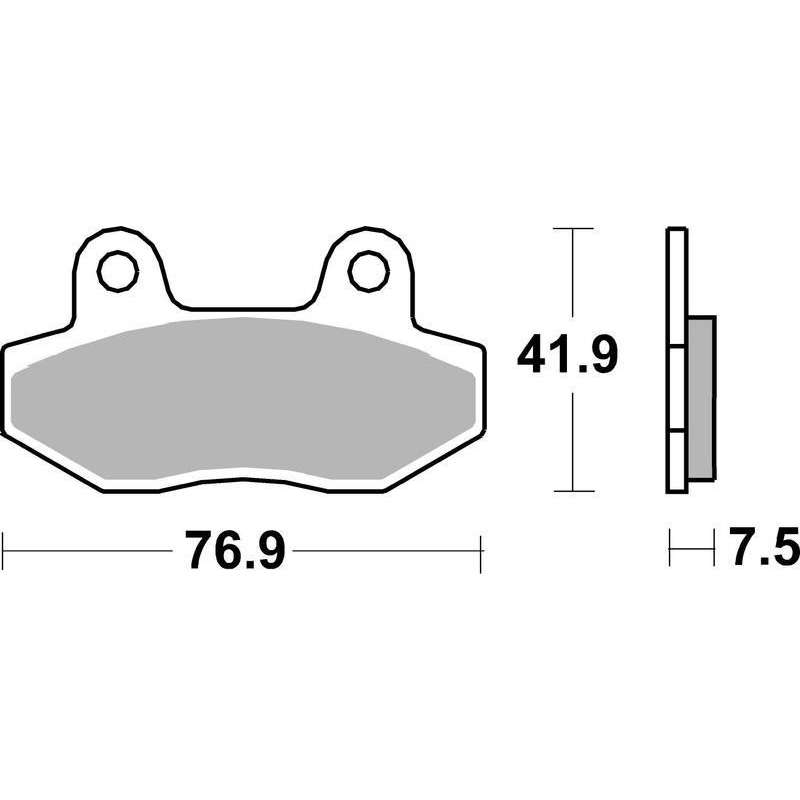 SBS Plaquettes de freins Scooter céramiques