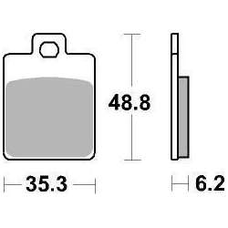 SBS Plaquettes de freins Scooter céramiques