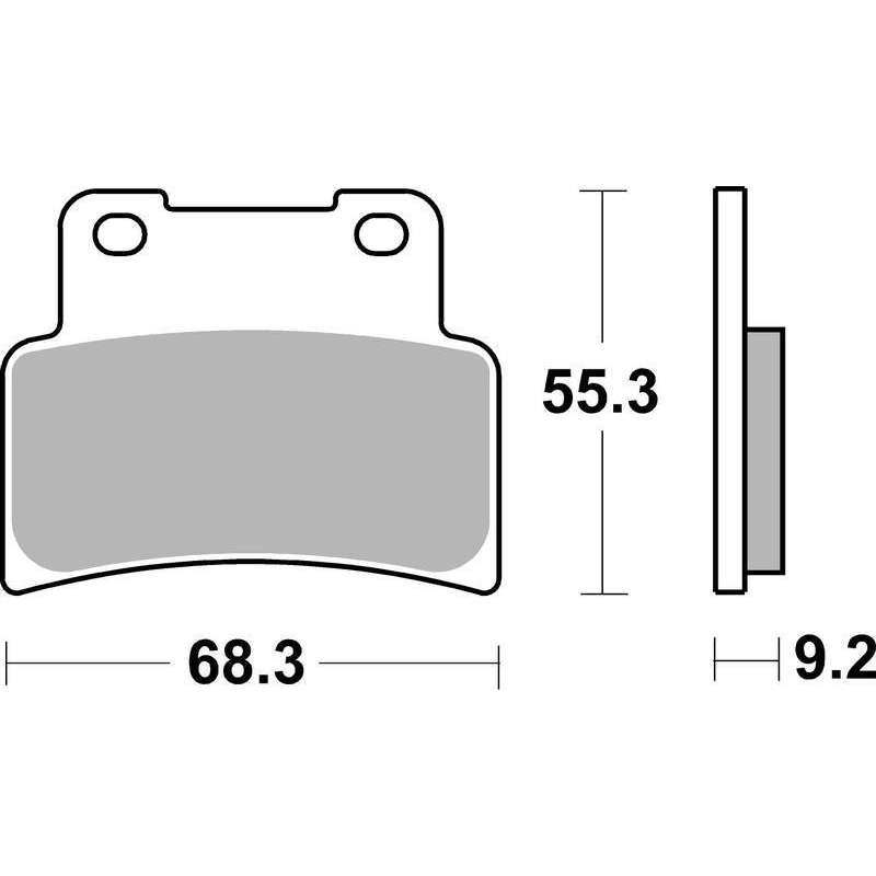 SBS Plaquettes de freins Scooter céramiques