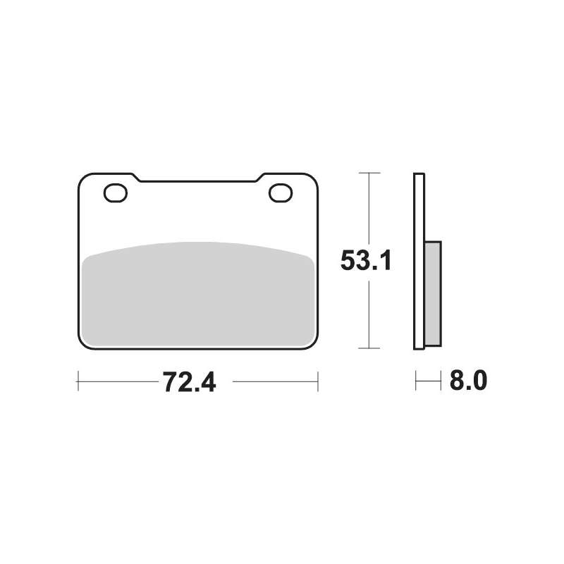 SBS Plaquettes de freins Scooter céramiques