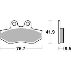 SBS Plaquettes de freins Scooter Carbontech
