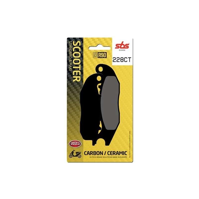 SBS Plaquettes de freins Scooter Carbontech