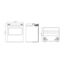NITRO Batterie HVT 02 AGM