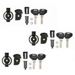 GIVI Ensemble de verouillage 3 pièce