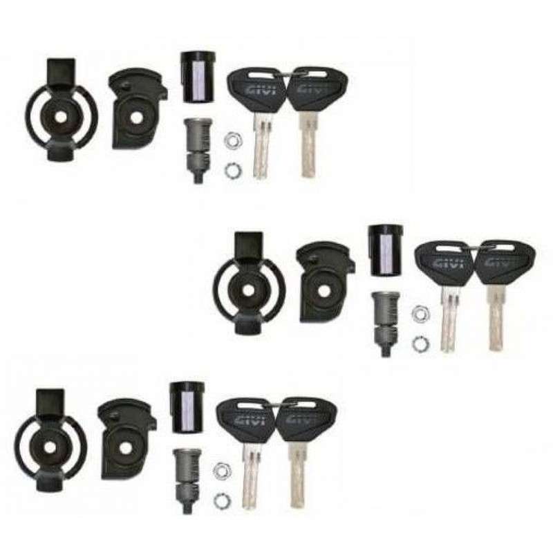 GIVI Ensemble de verouillage 3 pièce