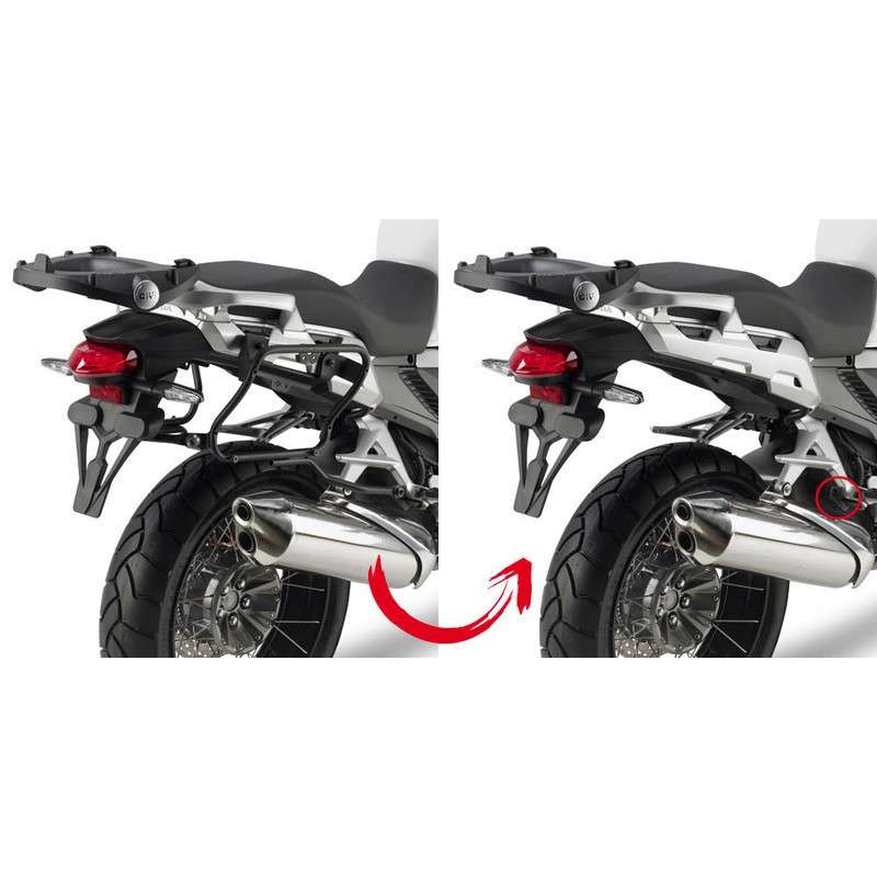 Support latéral GIVI PLXR pour GIVI V35