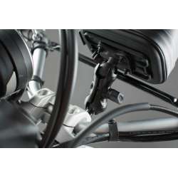 SW-MOTECH Bras de serrage pivotant noir 3 pouces