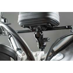 SW-MOTECH Bras de serrage pivotant noir 3 pouces