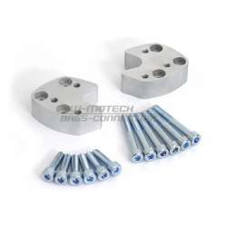 SW-MOTECH Réhaussement de guidon 30mm argent FJR1300