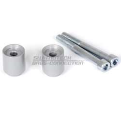 SW-MOTECH Réhaussement de guidon 20mm argent