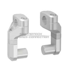SW-MOTECH Déport guidon variable pour guidon 22mm argent