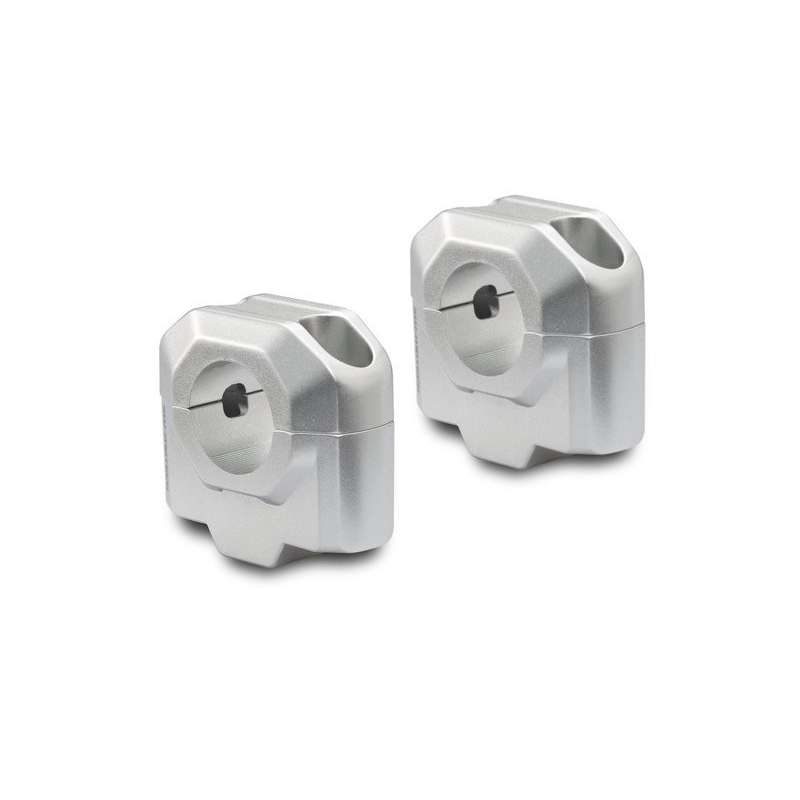SW-MOTECH Réhaussement de guidon 30mm guidon 28.6 argent