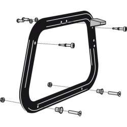 SW-MOTECH Kit de montage de supports latéraux EVO pour Givi Monokey