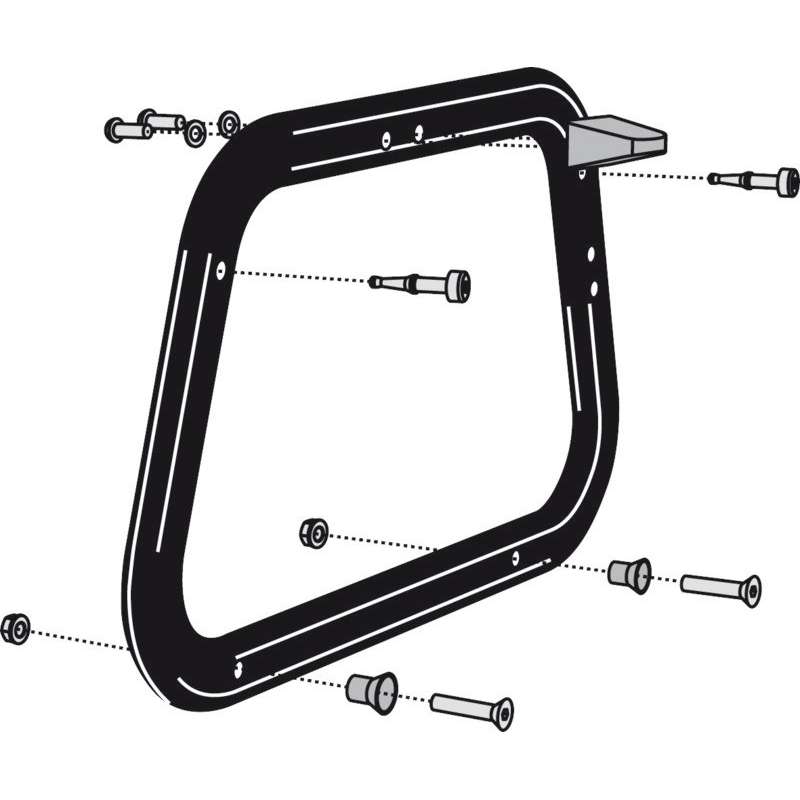 SW-MOTECH Kit de montage de supports latéraux EVO pour Givi Monokey
