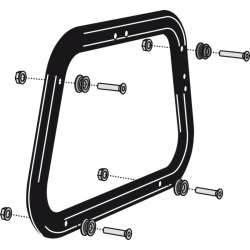 SW-MOTECH Kit de montage de supports latéraux EVOSW-Motech Aero
