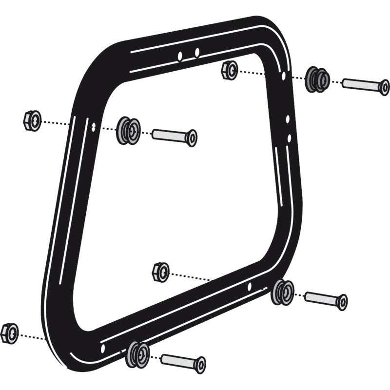 SW-MOTECH Kit de montage de supports latéraux EVOSW-Motech Aero