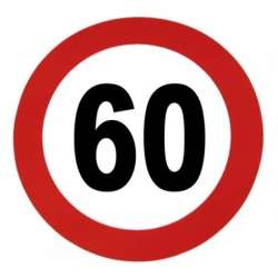 MOTOCHIC Geschwindigkeitskleber 60 km/h