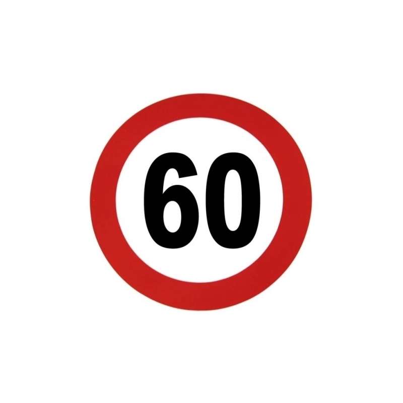 MOTOCHIC Autocollant de vitesse 60 km/h