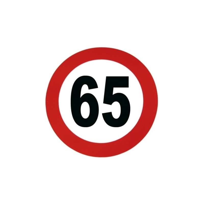 MOTOCHIC Autocollant de vitesse 65 km/h