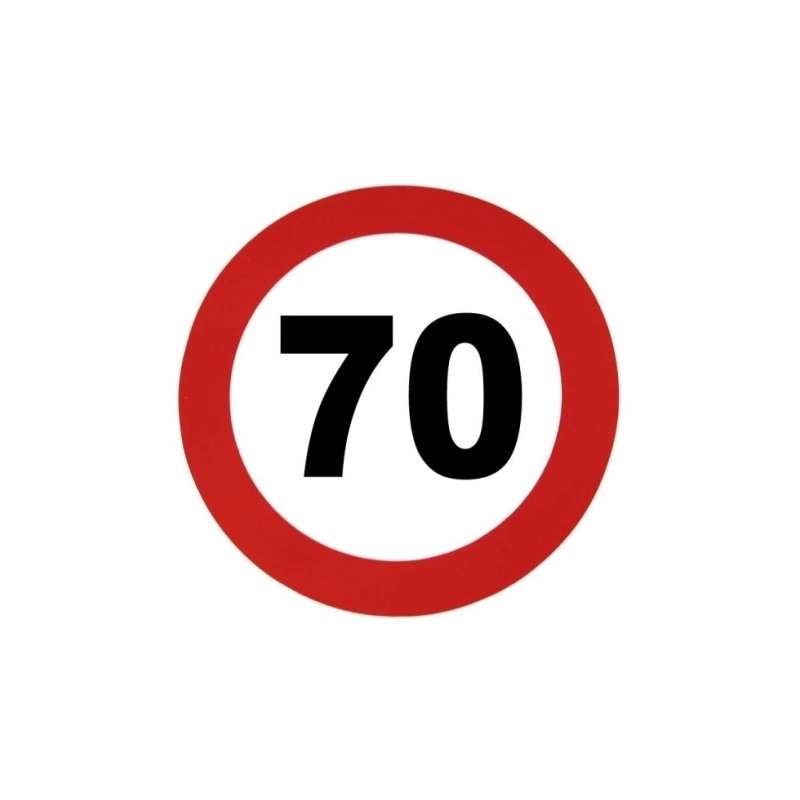 MOTOCHIC Autocollant de vitesse 70 km/h