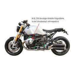 Highsider CNC Couvercles trous du cadre, SET A pour BMW RnineT 14-16