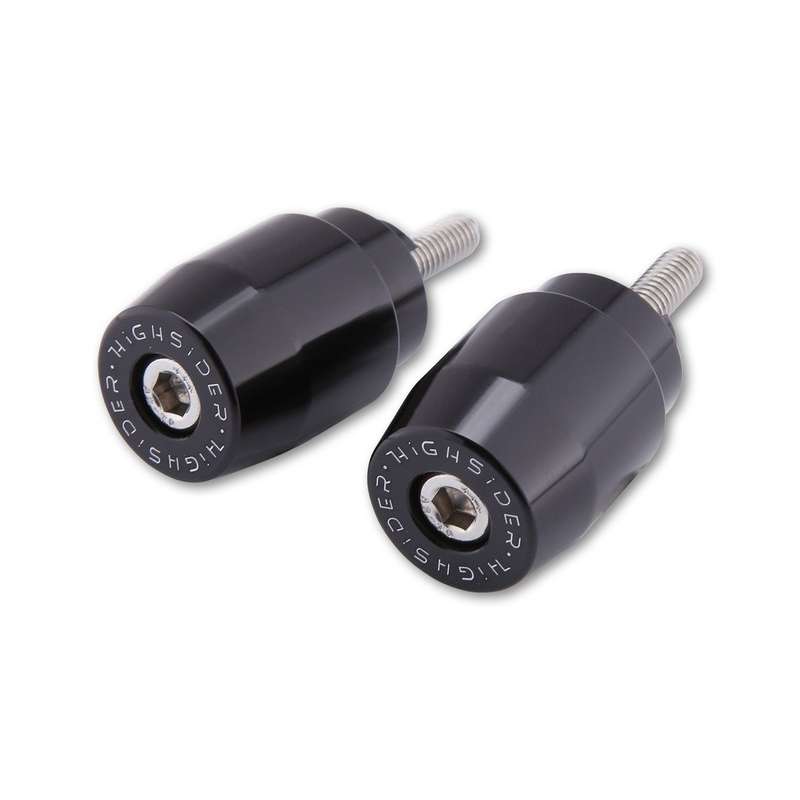 Highsider Lenkergewichte für Honda M6 schwarz eloxiert
