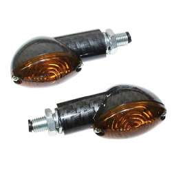 SHIN YO Blinker CATEYE carbon-look, kurz