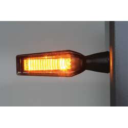 Highsider LED Blinker Falcon schwarz, getöntes Glas