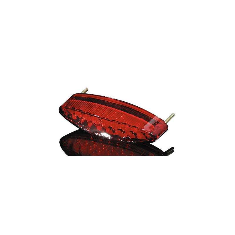 SHIN YO Mini feu arrière LED NUMBER1, verre rouge
