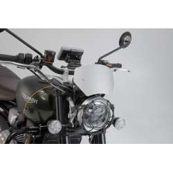 SW-MOTECH Pare-brise aluminium argent