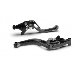LSL Kupplungshebel BOW kurz, schwarz-silber
