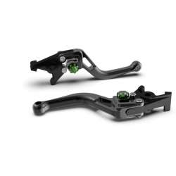 LSL BOW Levier dembrayage court, noir-vert