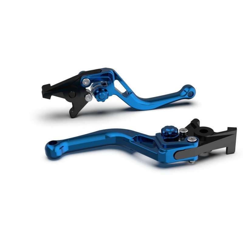 LSL BOW Levier de frein court, bleu-bleu