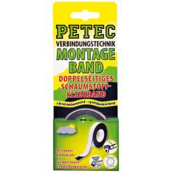 PETEC Ruban double-face 2 mètre