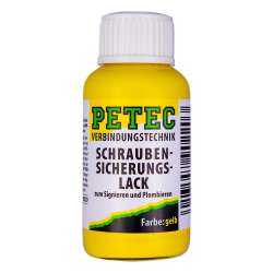 PETEC Peinture d?arrêt de vis jaune
