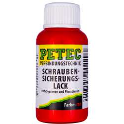 PETEC Peinture d?arrêt de vis rouge