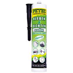 PETEC Colle de montage noir 290ml