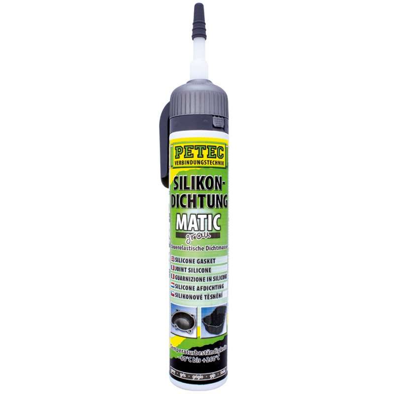 PETEC Hochtemperatur Silikondichtung grau 200ml