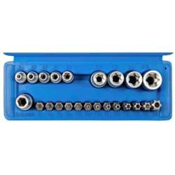 SW-Stahl Steckschlüsselsatz 3/8 Torx 23-teilig