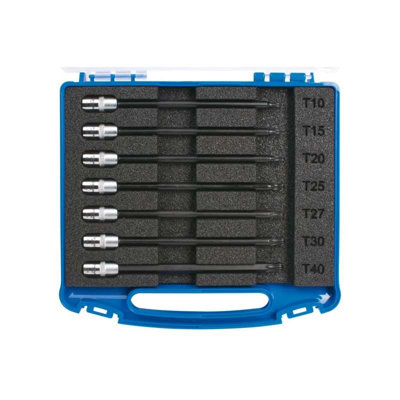 SW-Stahl Torx Jeu de clé à douille 7-pièces